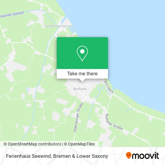 Ferienhaus Seewind map