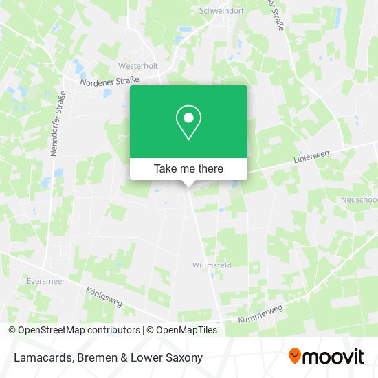 Lamacards map