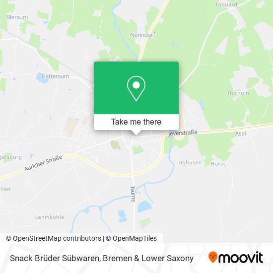 Snack Brüder Sübwaren map