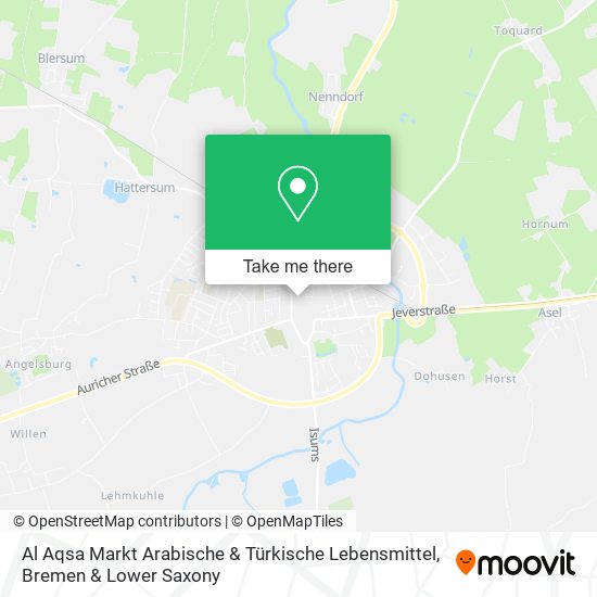 Al Aqsa Markt Arabische & Türkische Lebensmittel map