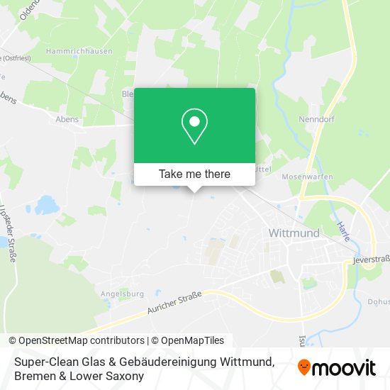 Super-Clean Glas & Gebäudereinigung Wittmund map