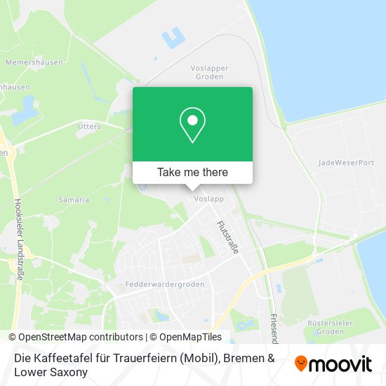 Die Kaffeetafel für Trauerfeiern (Mobil) map