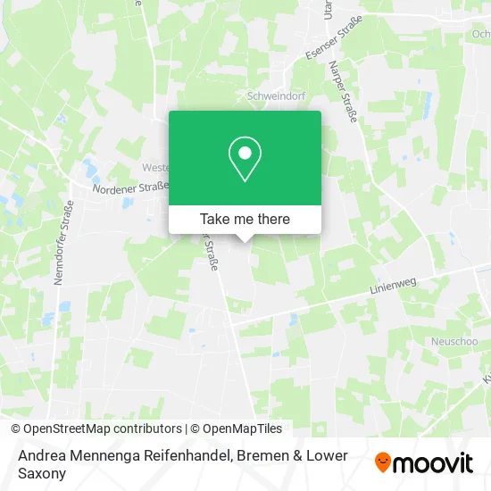 Карта Andrea Mennenga Reifenhandel