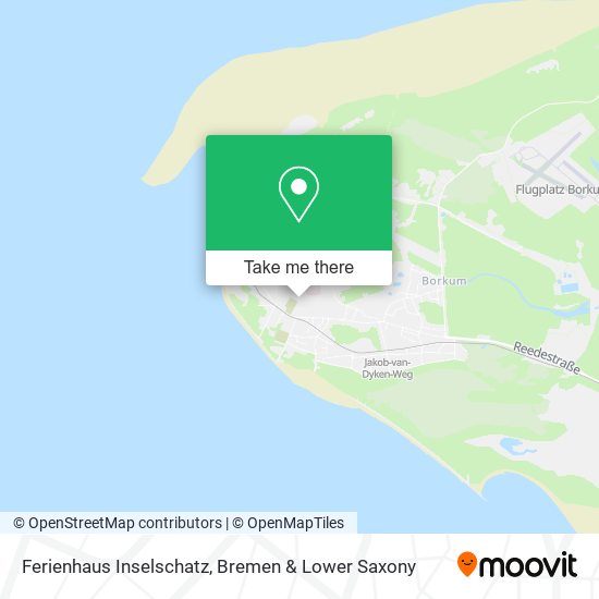 Ferienhaus Inselschatz map
