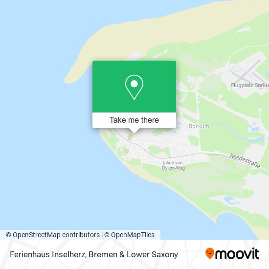 Ferienhaus Inselherz map