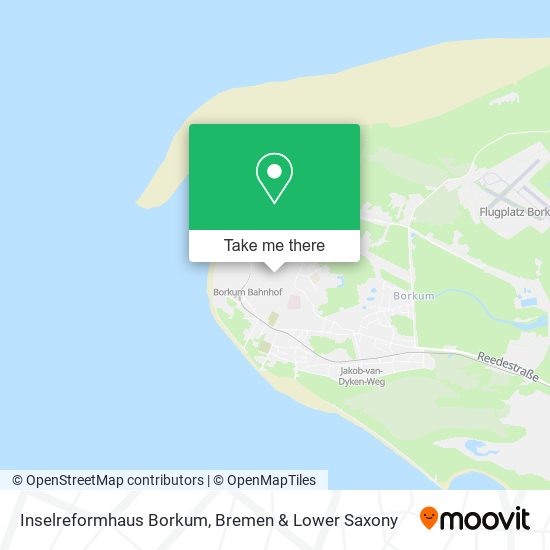 Inselreformhaus Borkum map