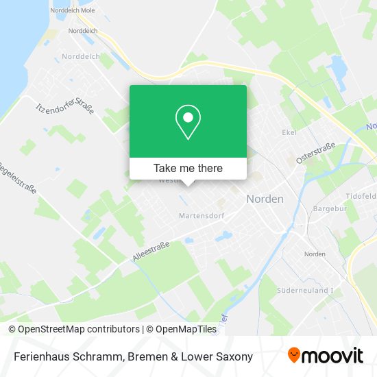 Ferienhaus Schramm map