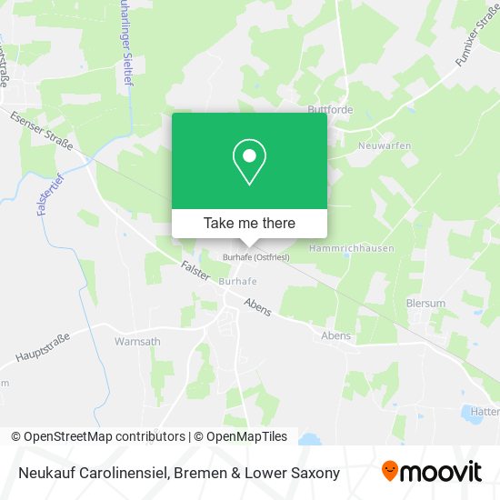 Neukauf Carolinensiel map