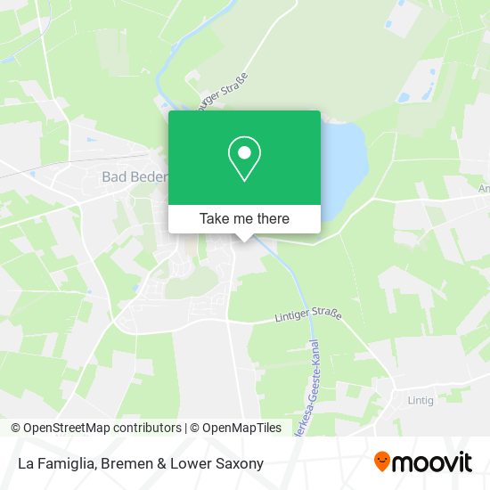 La Famiglia map