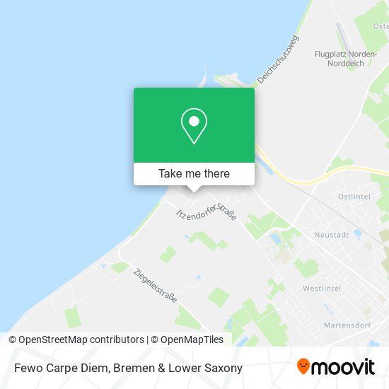 Fewo Carpe Diem map