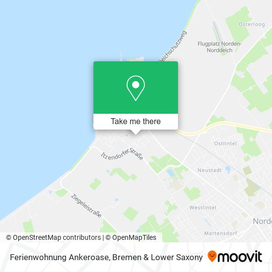 Ferienwohnung Ankeroase map