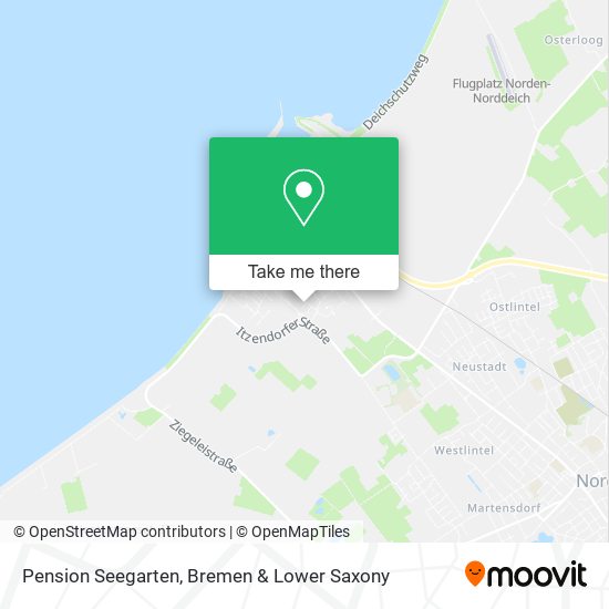 Pension Seegarten map