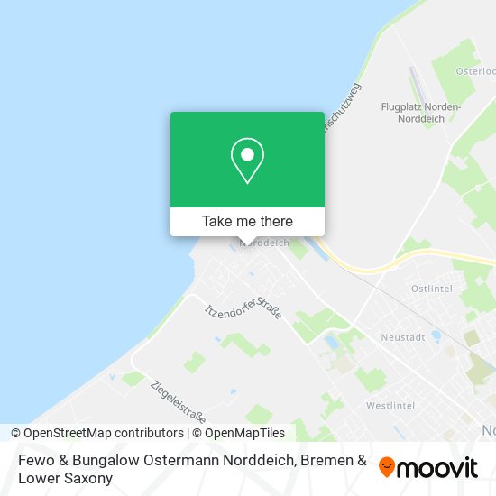 Fewo & Bungalow Ostermann Norddeich map