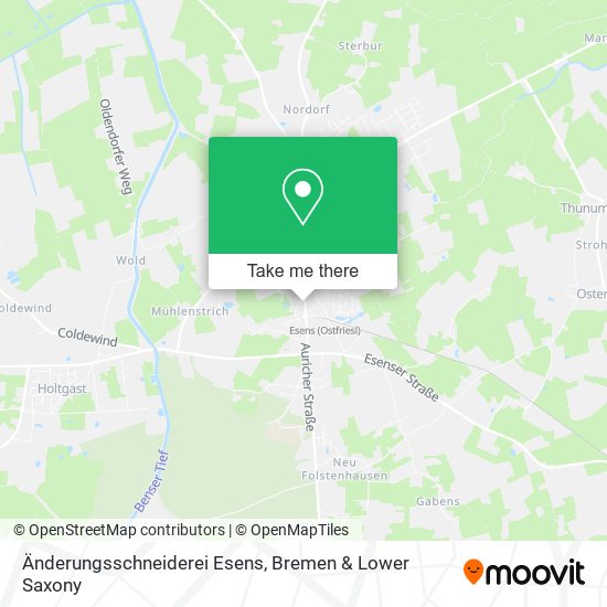 Änderungsschneiderei Esens map