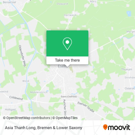 Asia Thanh Long map