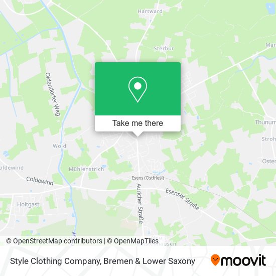 Style Clothing Company map