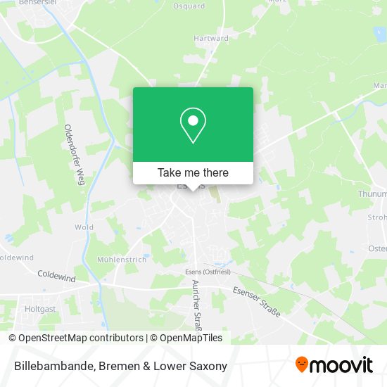 Billebambande map