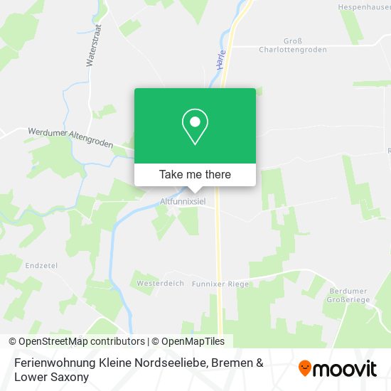 Ferienwohnung Kleine Nordseeliebe map