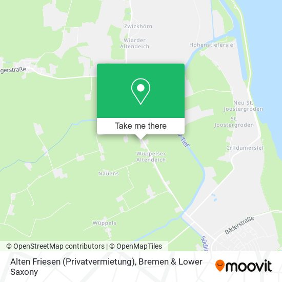 Alten Friesen (Privatvermietung) map