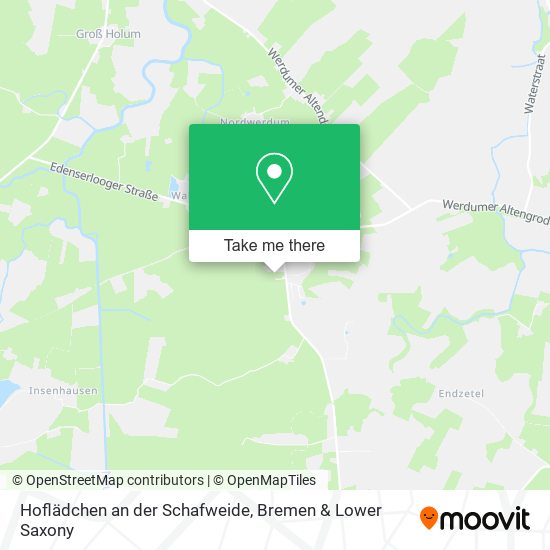 Hoflädchen an der Schafweide map
