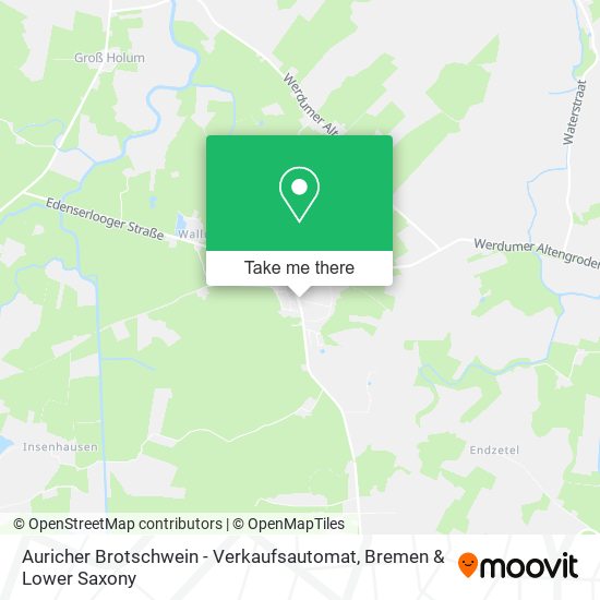 Auricher Brotschwein - Verkaufsautomat map