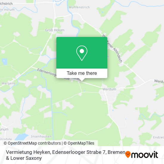 Vermietung Heyken, Edenserlooger Strabe 7 map