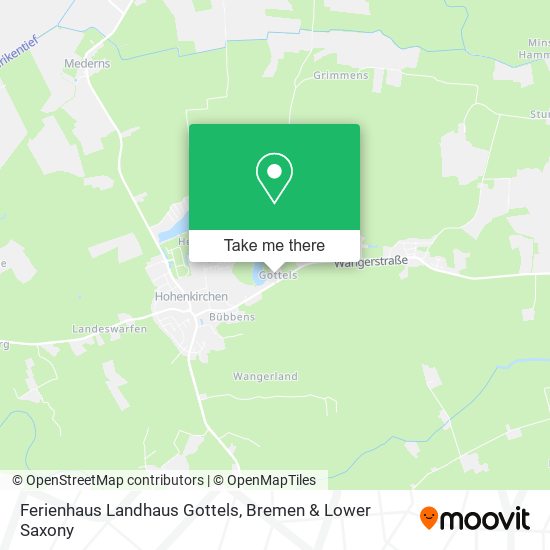Ferienhaus Landhaus Gottels map