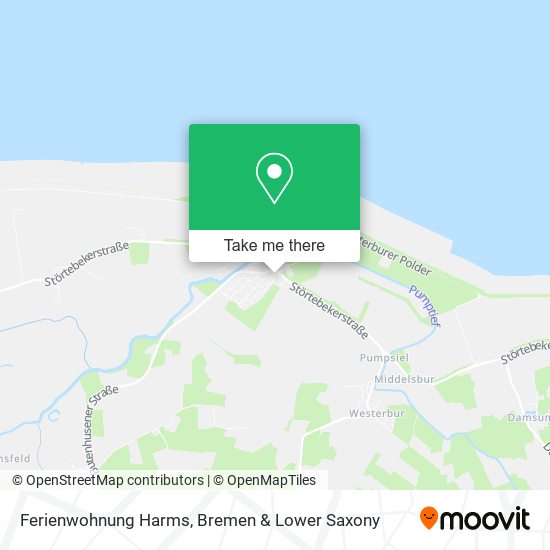Ferienwohnung Harms map
