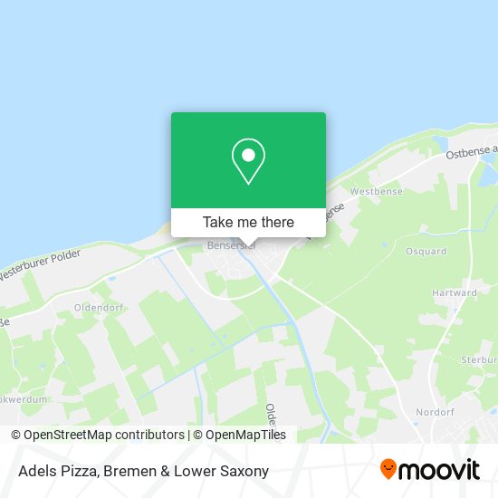 Adels Pizza map