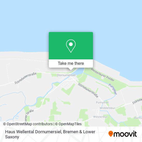 Haus Wellental Dornumersiel map