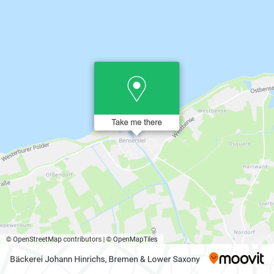 Bäckerei Johann Hinrichs map