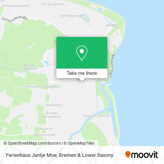 Ferienhaus Jantje Moe map