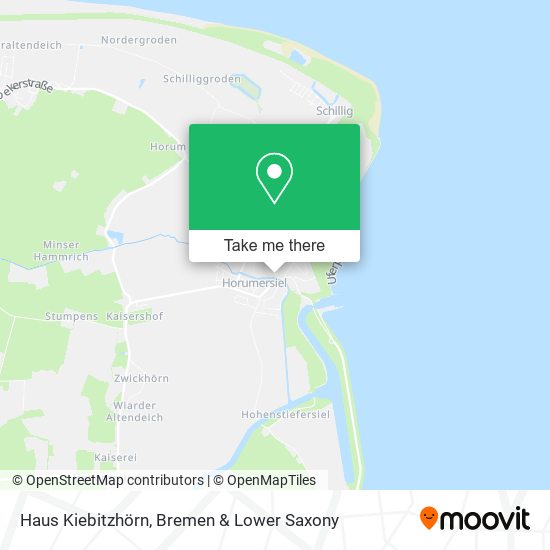 Haus Kiebitzhörn map