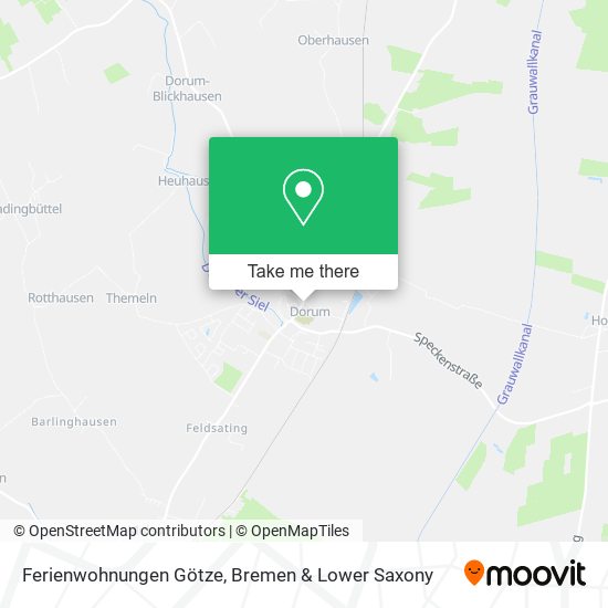 Ferienwohnungen Götze map