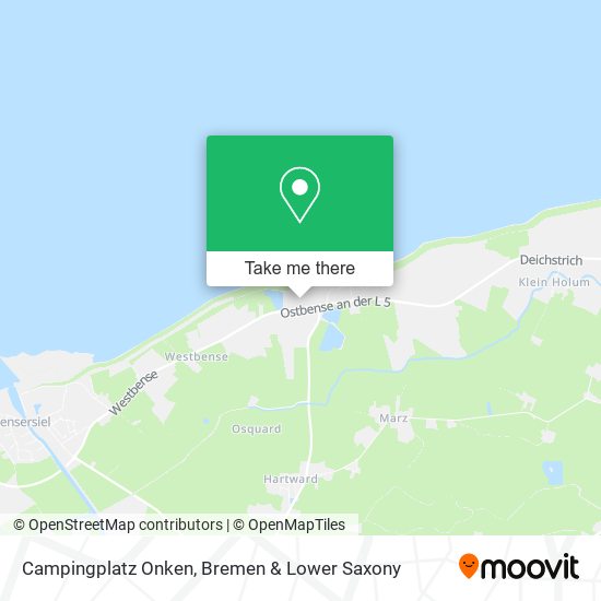 Campingplatz Onken map
