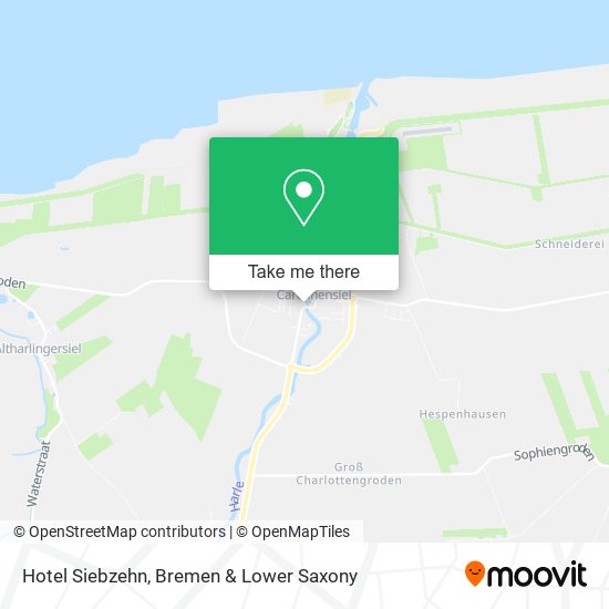 Hotel Siebzehn map