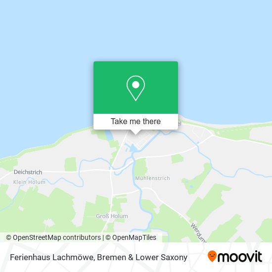 Ferienhaus Lachmöwe map
