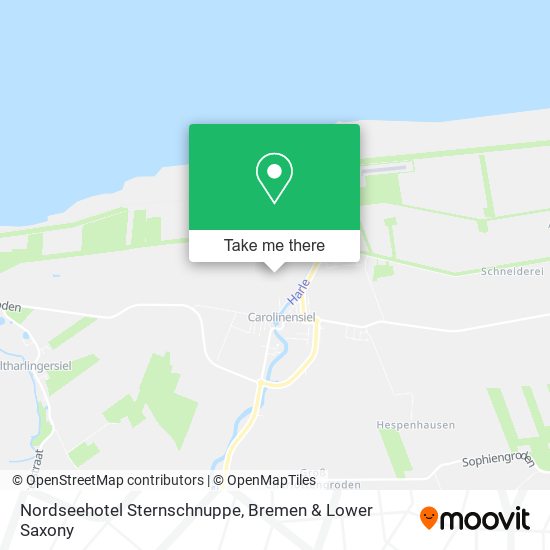 Nordseehotel Sternschnuppe map