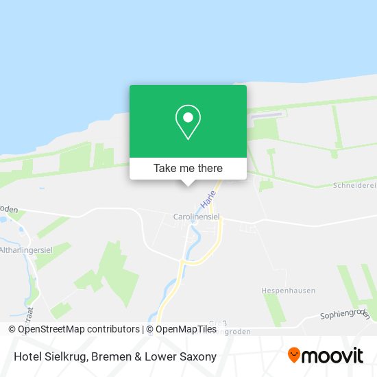 Hotel Sielkrug map