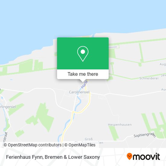 Ferienhaus Fynn map