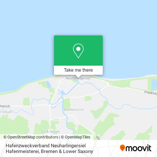 Hafenzweckverband Neuharlingersiel Hafenmeisterei map