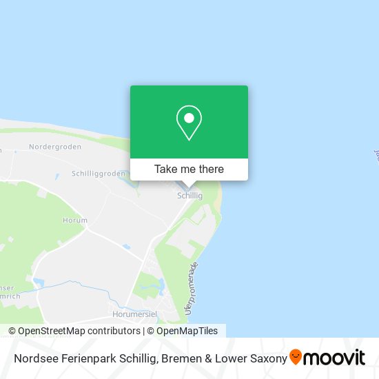 Nordsee Ferienpark Schillig map