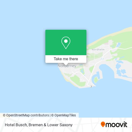 Hotel Busch map