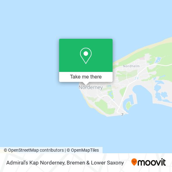 Admiral's Kap Norderney map