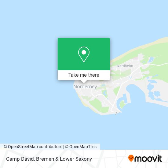 Camp David map