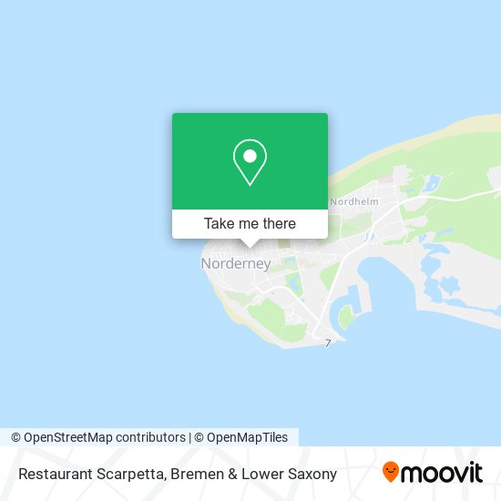 Restaurant Scarpetta map