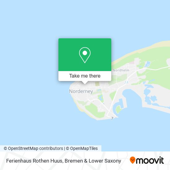 Ferienhaus Rothen Huus map