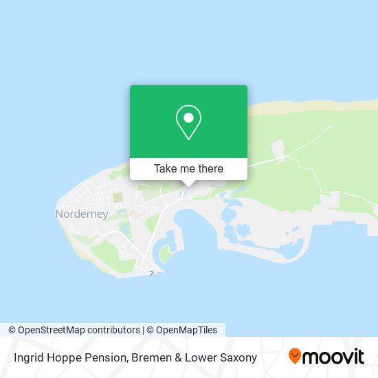Ingrid Hoppe Pension map