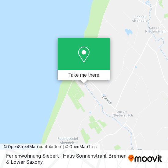 Ferienwohnung Siebert - Haus Sonnenstrahl map