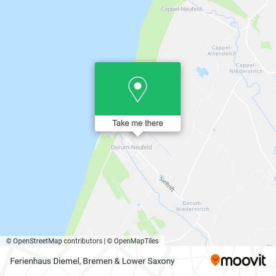 Ferienhaus Diemel map